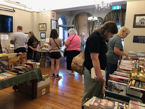 Book Sale Well Attended